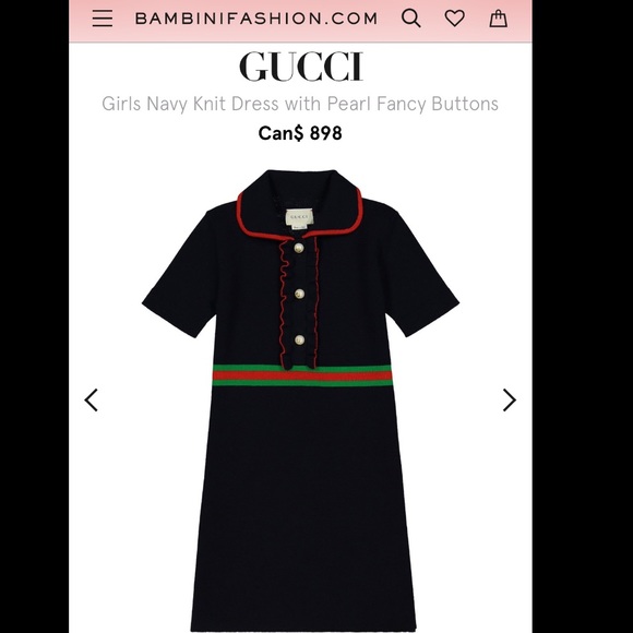 Gucci Dress with Pearl Buttons - Picture 2 of 4